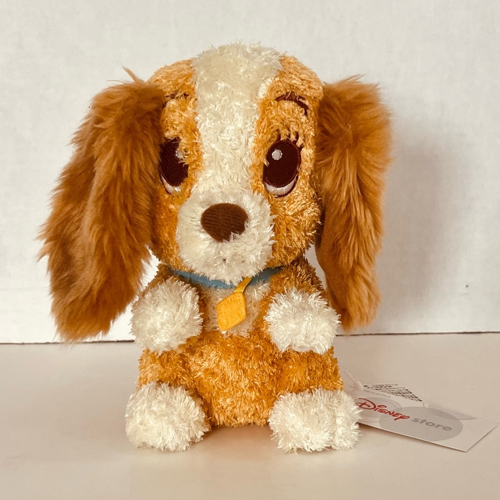 RETIRED RARE HTF RETIRED Japan Disney Store Plush Lady and the Tramp 7" Plush